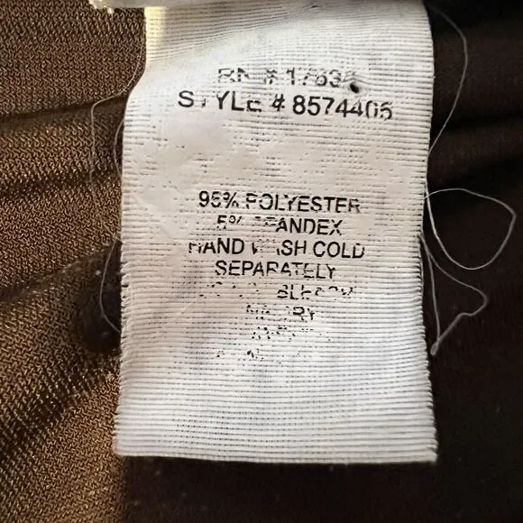 Miss Dorby Blouse Brown Animal Print Plus Size 16 Boho Business Casual - Picture 6 of 10